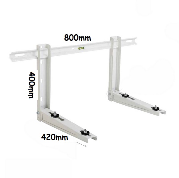 Coppia Mensole per Climatizzatore 450x365x780 con Traversa